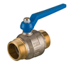 Ball valve Type: 1604 Brass/PTFE/HNBR Full bore Handle PN30 External thread (BSPP) 1/2" (15)